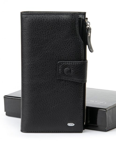 

Мужское кожаное портмоне Classic DR. BOND MB-2 black