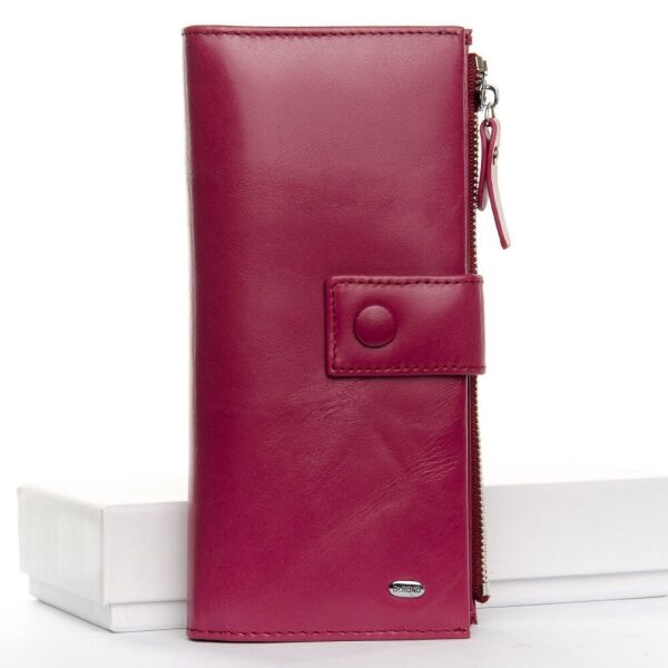

Женское портмоне Classic кожа DR. BOND WMB-1 purple-red