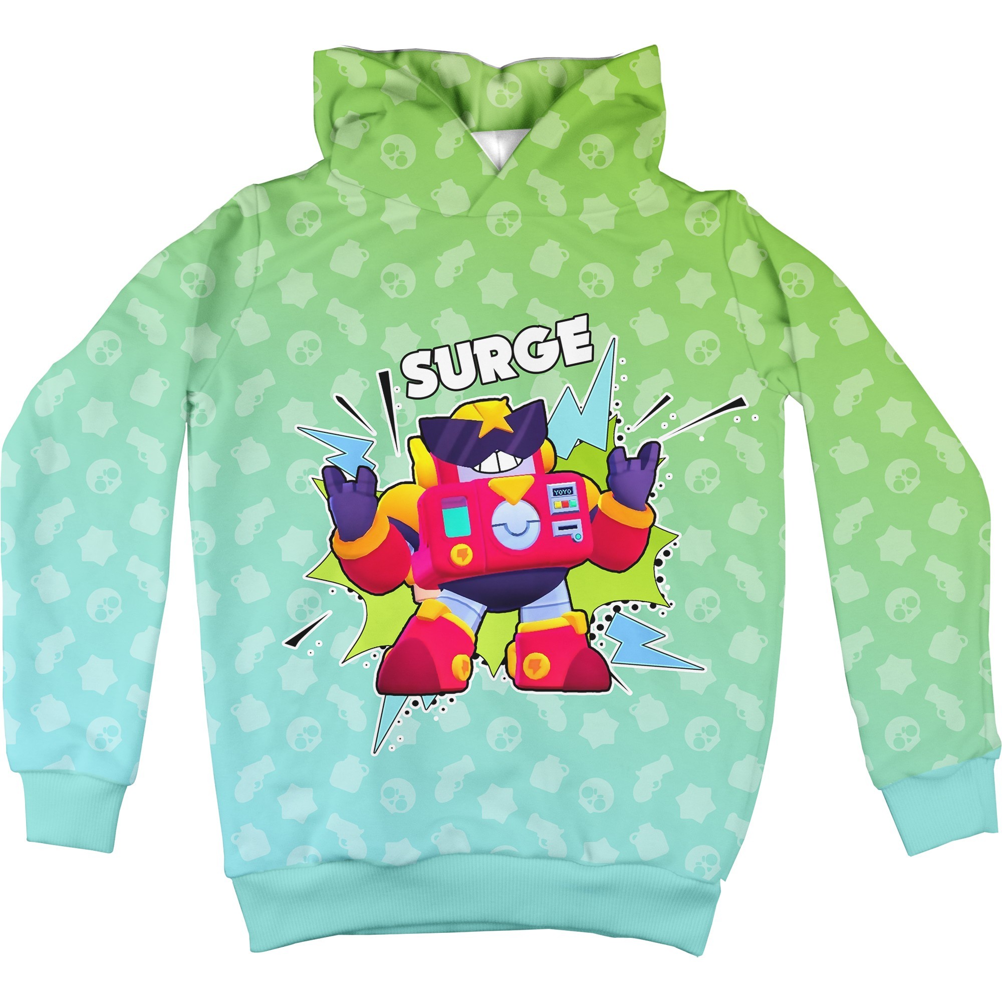 

Худи Surge - Вольт 3 Brawl Stars MyTee Размер S Рост 98 см Возраст 2-3 года