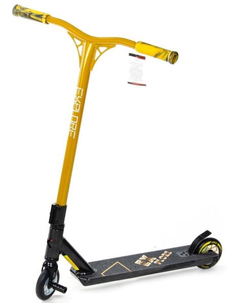 

Трюковый самокат Explore Spade DELUXE New Золотой 110 мм (sx6332)