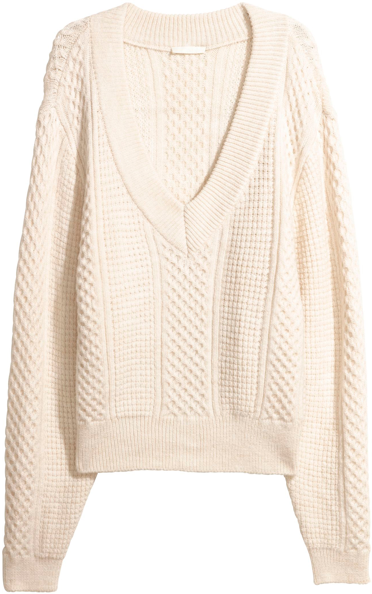 

Пуловер H&M 2210-5682136 L Молочный