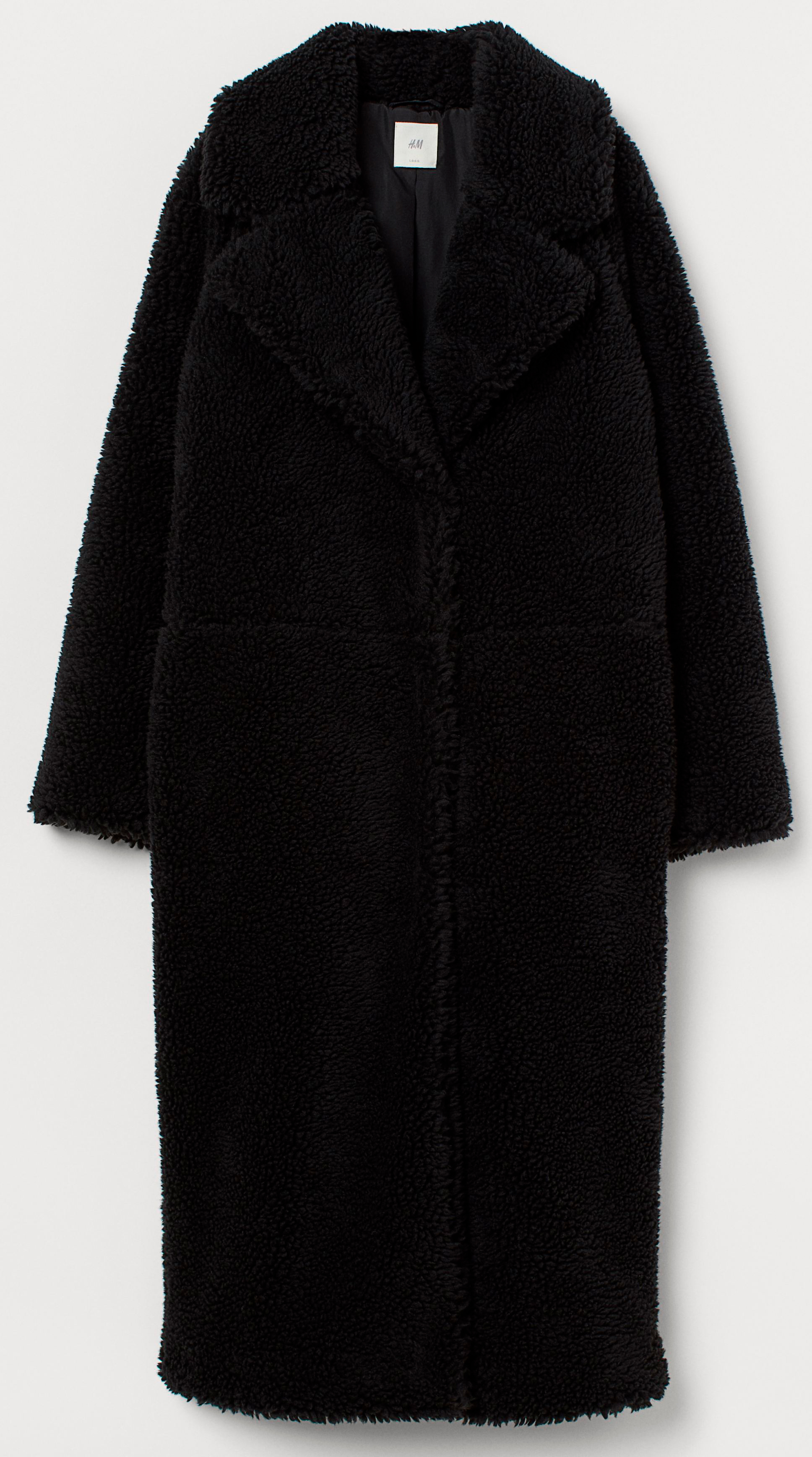 

Шуба H&M 7728290 XS Черная