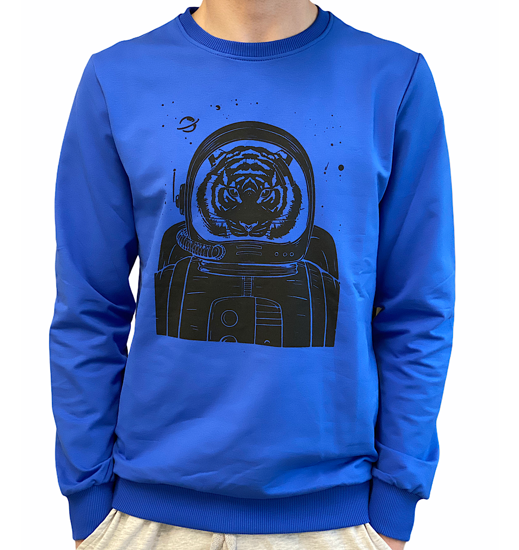 

Кофта мужская 8904 SAMO синий тигр M