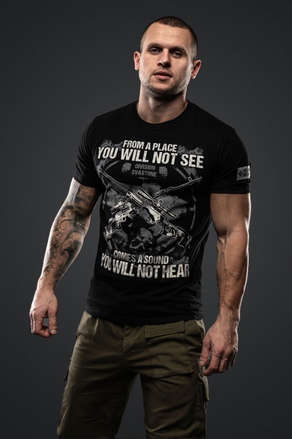 

Футболка чоловіча Sva Stone Sniper M чорна