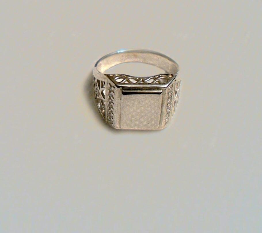 

Классическое кольцо печатка Maxi Silver 2684 SE, размер 16