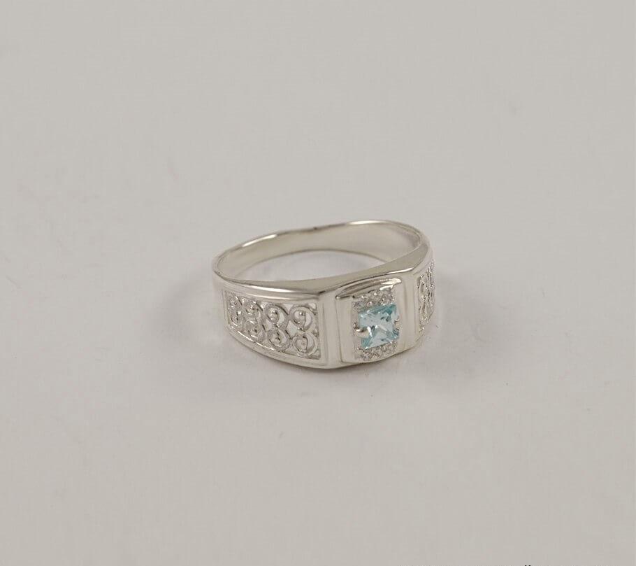 

Мужская печатка с камнем Maxi Silver 5345 SE, размер 22