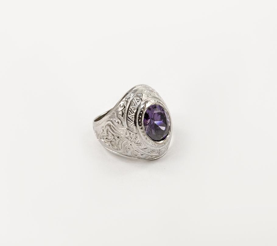 

Мужская печатка с фианитом Maxi Silver 8267 SE, размер 21.5
