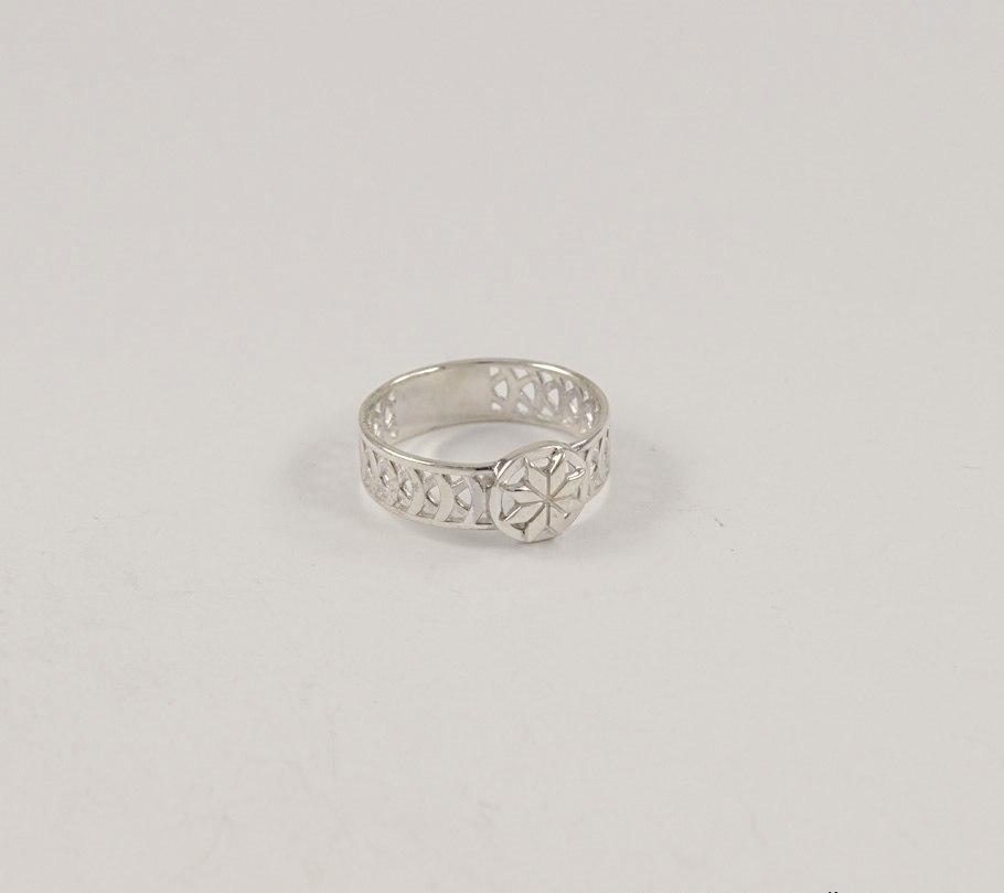 

Славянский оберег алатырь Maxi Silver 6559 SE, размер 18.5