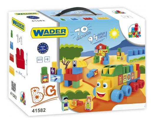 

Конструктор Wader Middle Blocks 33 элемента 41581