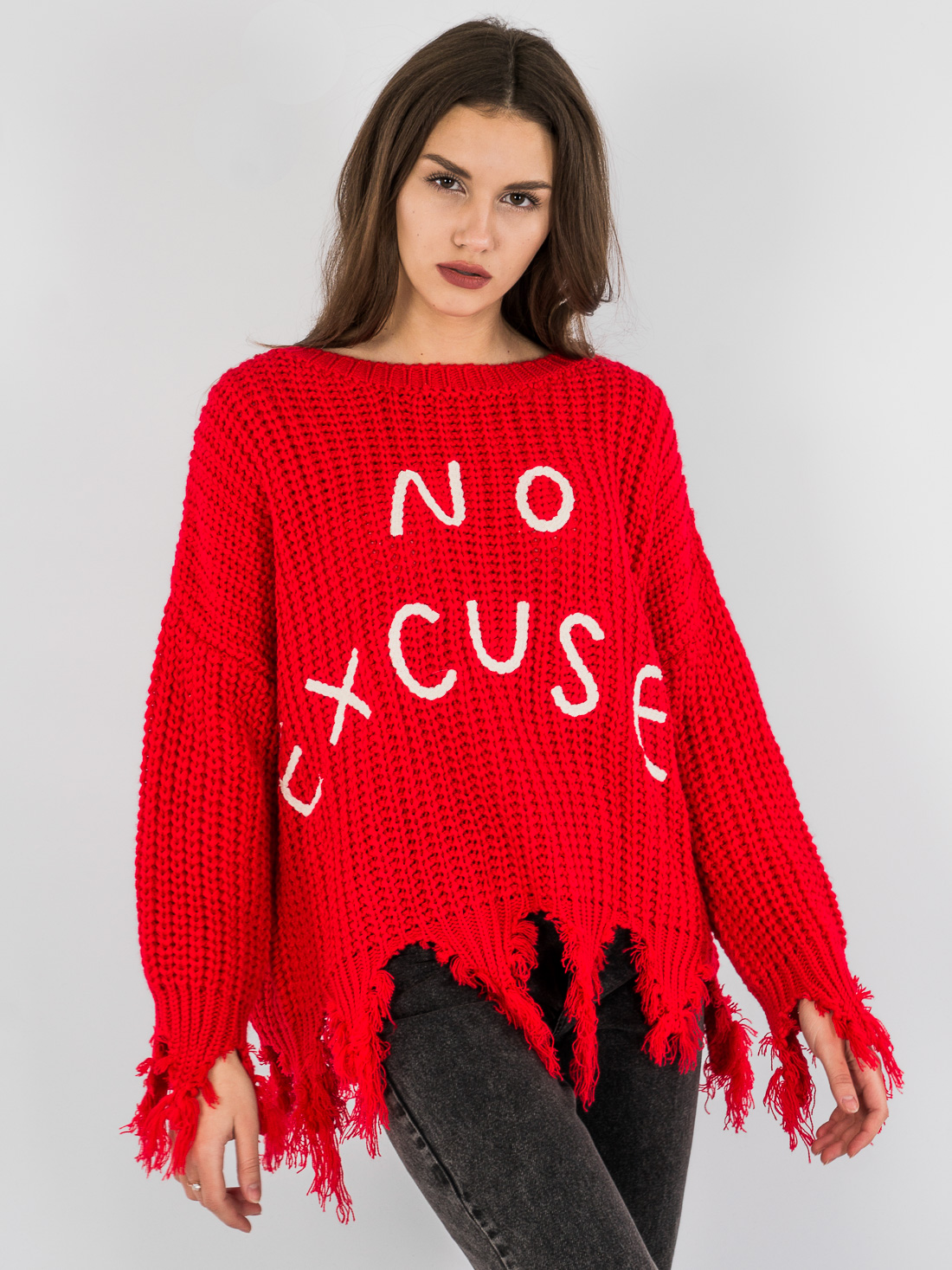 

Свитер BEBE PLUS 23709 S Красный