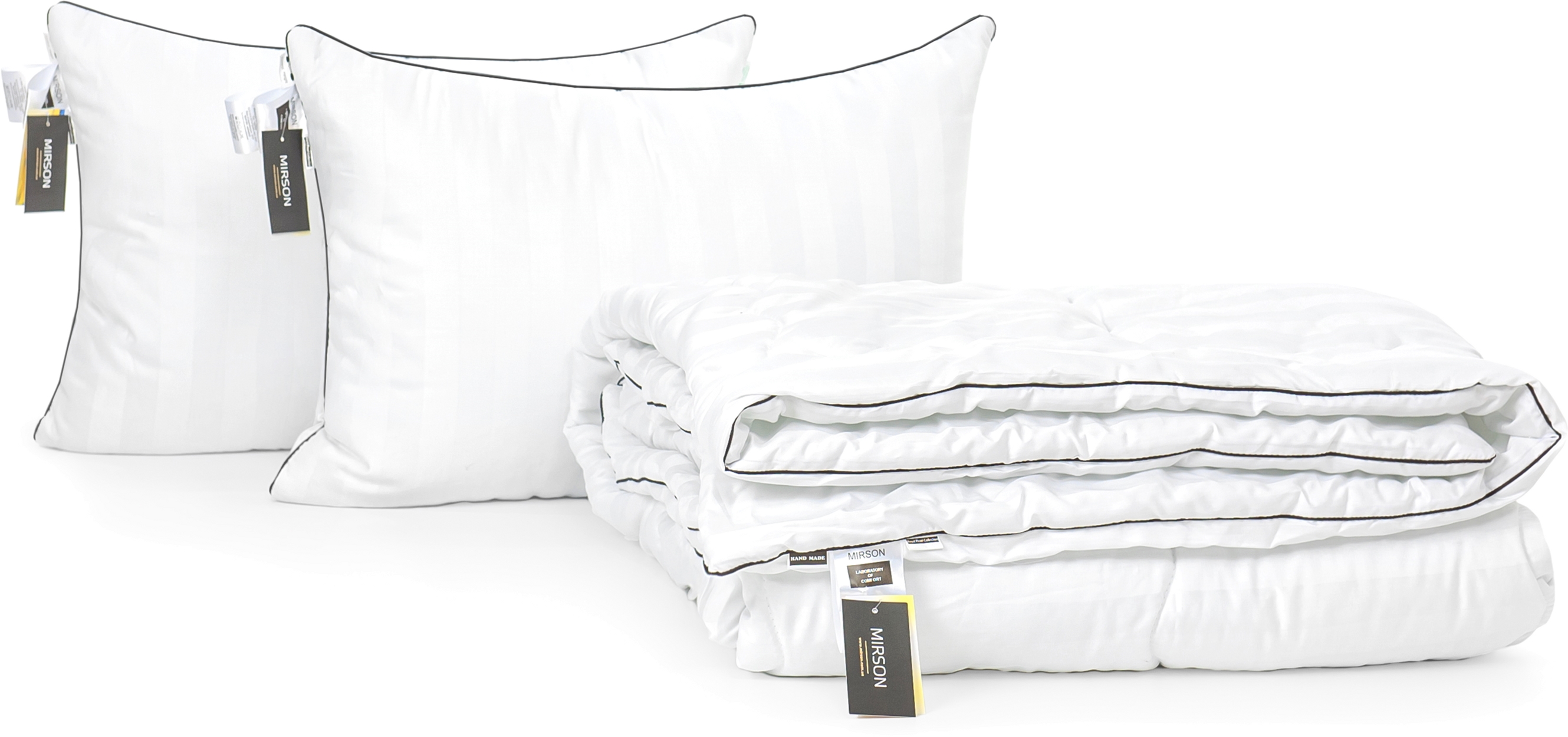 

Набор с шерстяным волокном Mirson Деми "Royal Pearl Hand Made" №3812 одеяло 172x205 см + 2 подушки 50х70 см средние