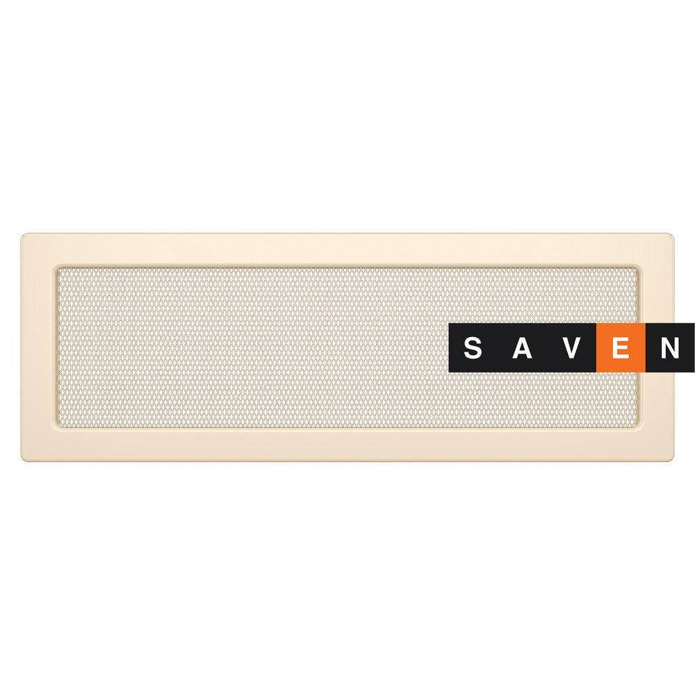 

Вентиляционная решетка для камина SAVEN 17х49 кремовая