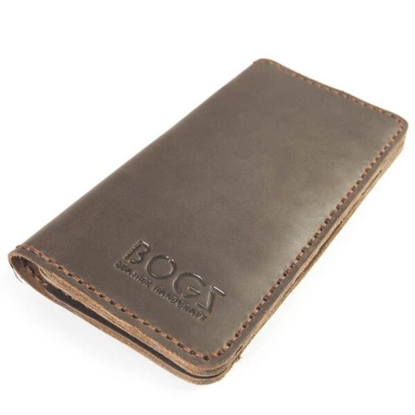 

Мужское портмоне ручной работы из кожи BOGZ Long CH Brown P48M7S3