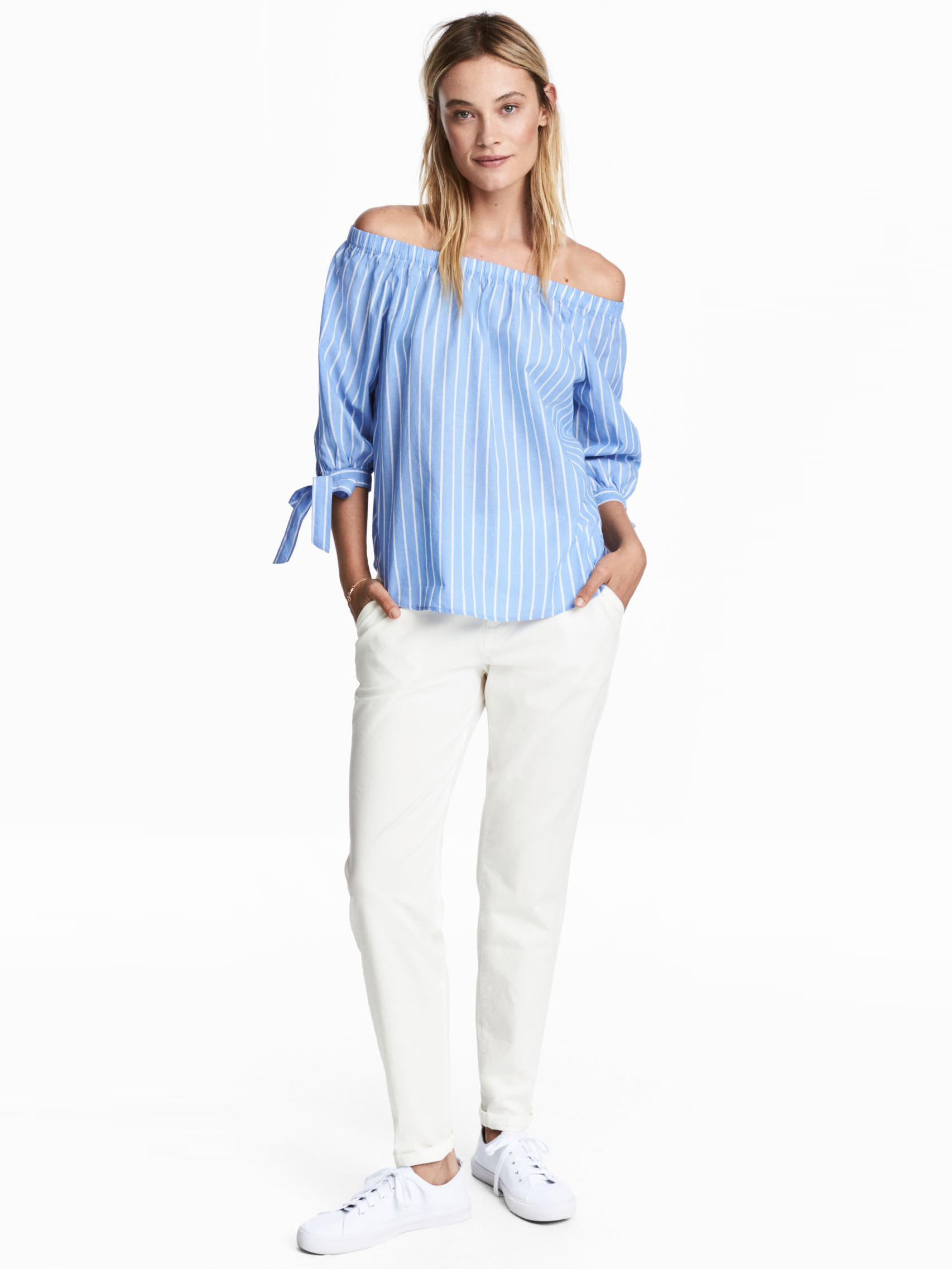 

Брюки H&M 4563355RP12  Молочные, Брюки H&M 4563355RP12 38 Молочные