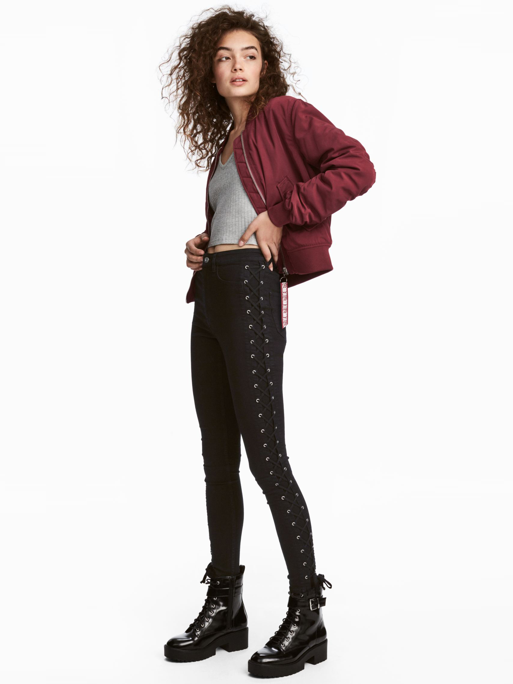 

Джинсы H&M 5534766RP21 42 Черные