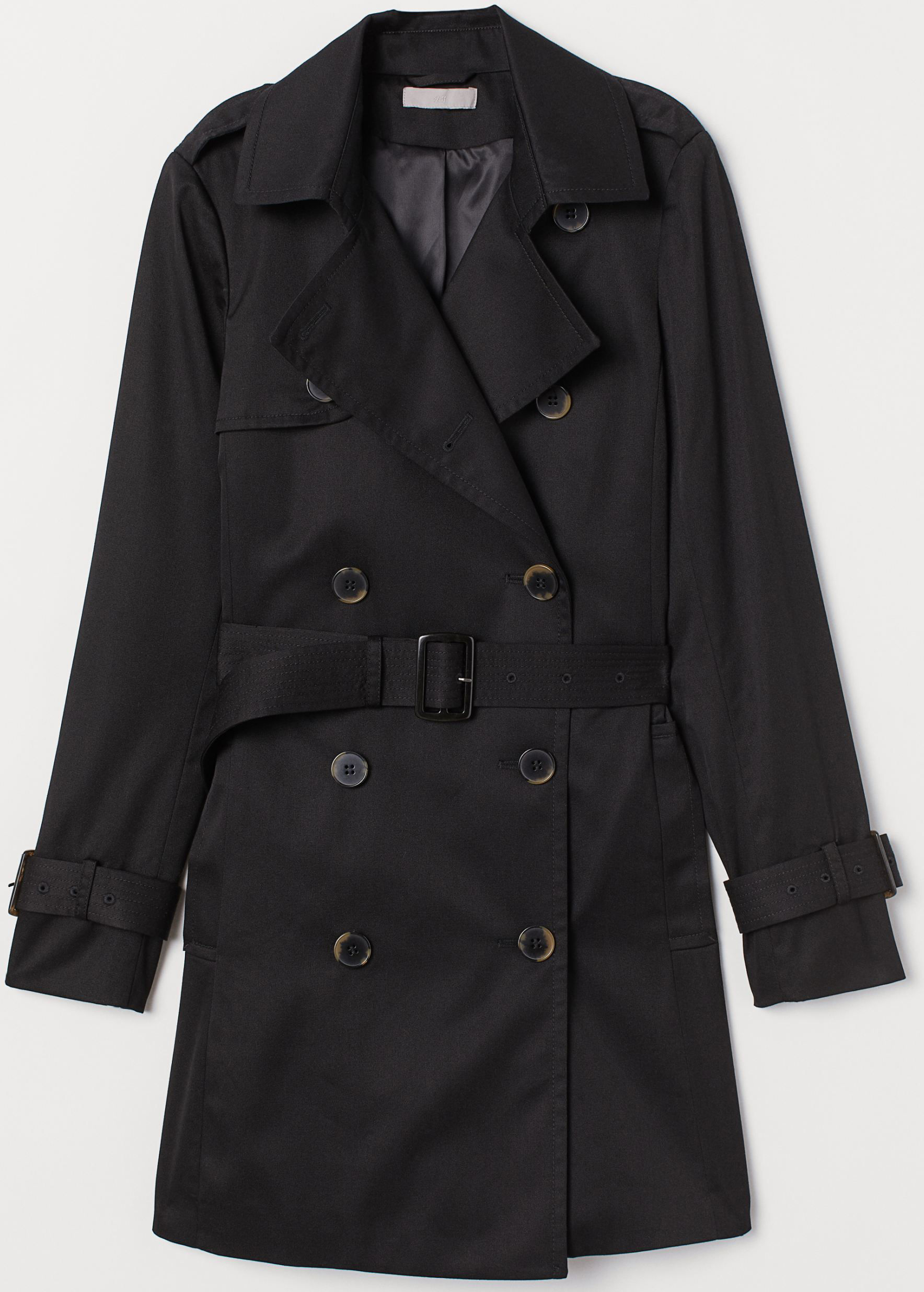 

Тренч H&M 6970319RP5 38 Черный