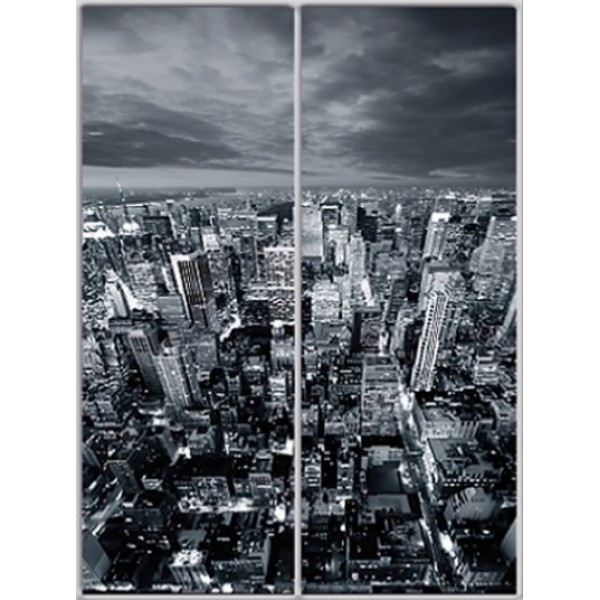 

Шкаф-купе Luxe Studio Стандарт-1 Фотопечать Архитектура-4 1700x2400x450 двухдверный Matroluxe