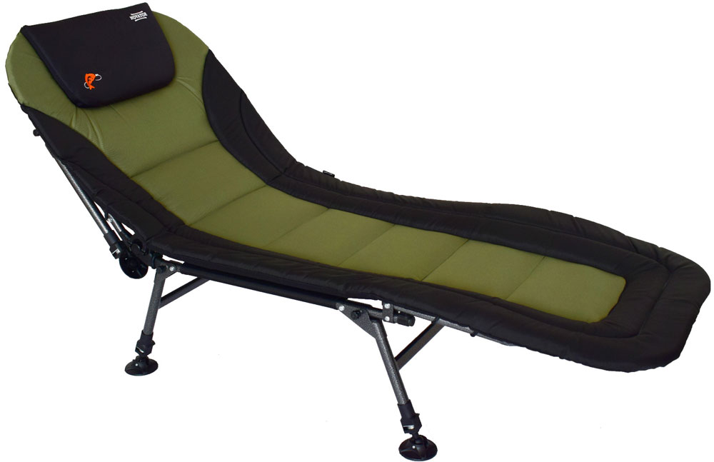 

Карповая кровать Novator R-1 Comfort 81 х 74 х 18 см Зелено-черная (201939)