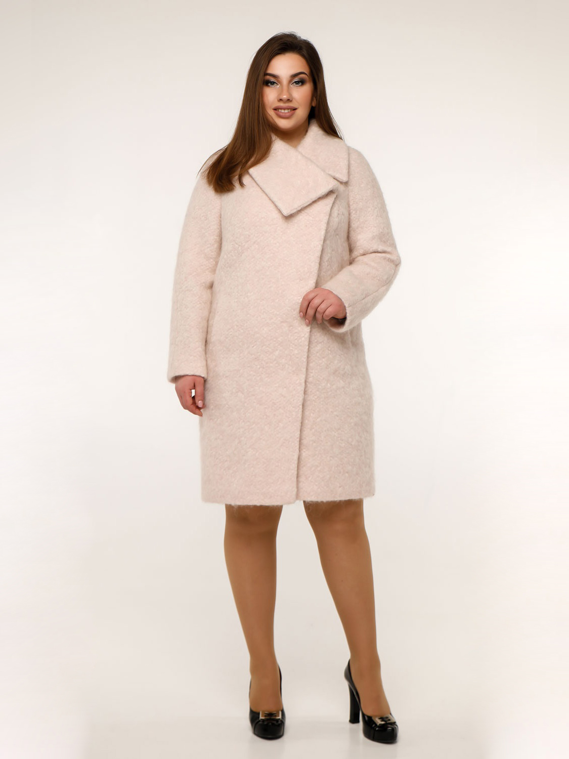 

Пальто Favoritti В-1151  Розовое, Пальто Favoritti В-1151 50 Розовое