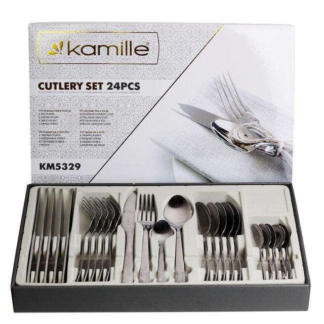 

Набор столовых приборов 24 пр Kamille KM-5329