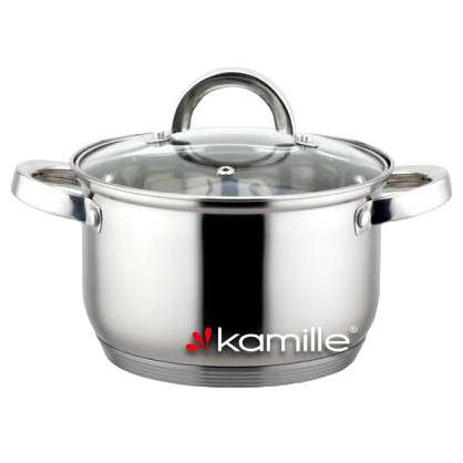 

Кастрюля из нержавеющей стали 4 л Kamille 5620S