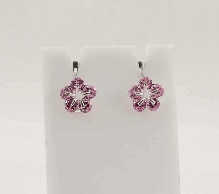 

Серьги цветочки Maxi Silver 7934