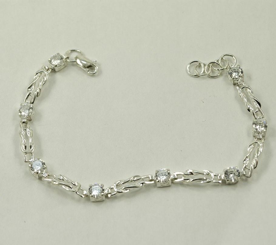

Регулируемый браслет узел Maxi Silver 8600