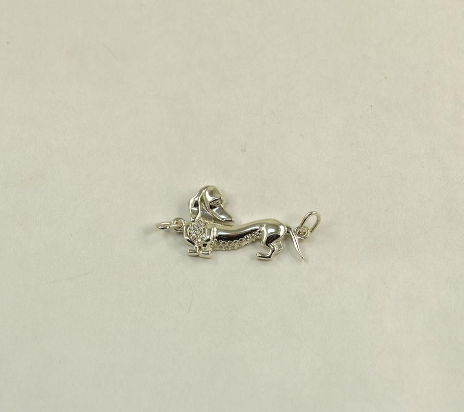 

Кулон такса Maxi Silver 8365