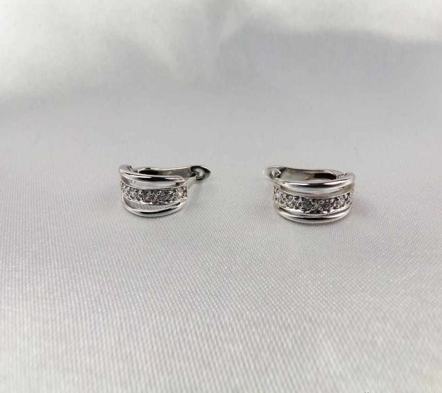 

Серьги классика Maxi Silver 4084