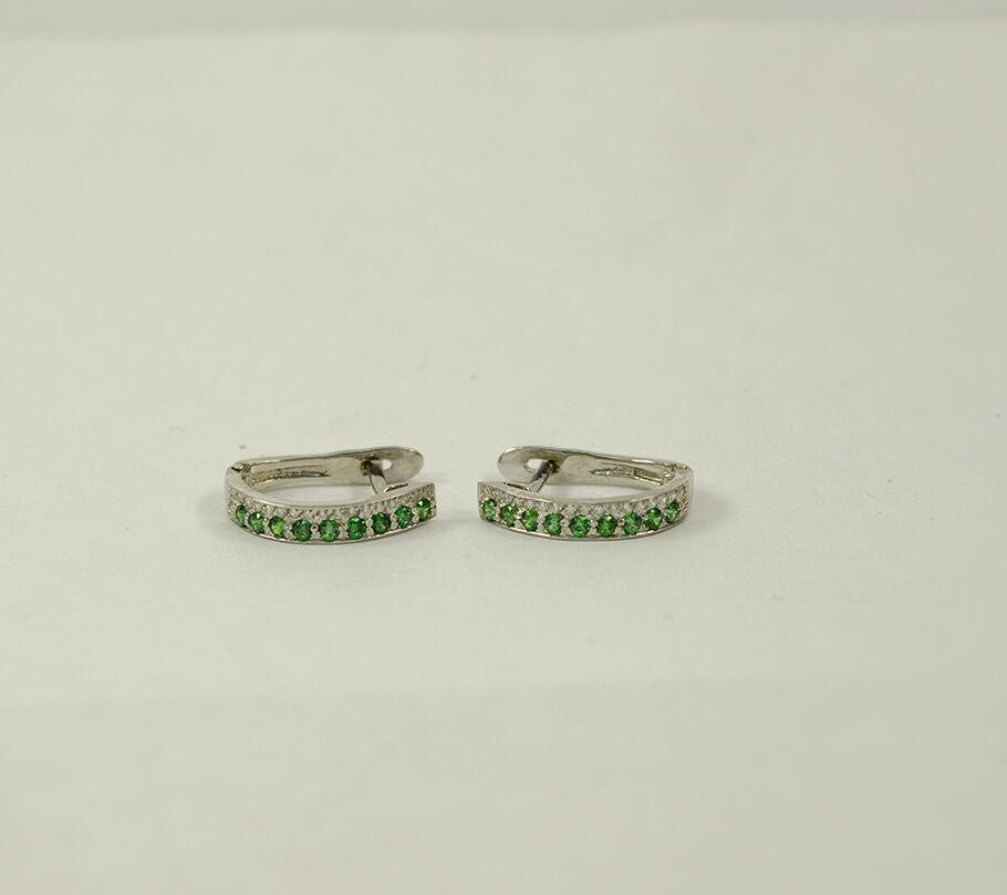 

Женские сережки дорожка Maxi Silver 8476