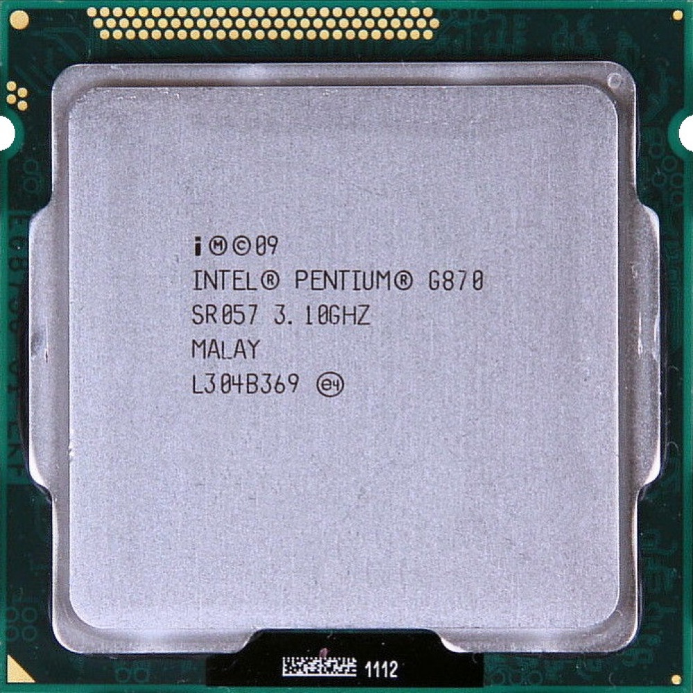 

Процессор Intel Pentium Dual-Core G870 3.1GHz/3MB/5GT/s (SR057) s1155, tray