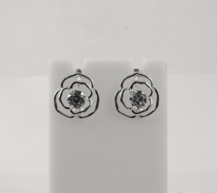 

Серьги розы Maxi Silver 7962