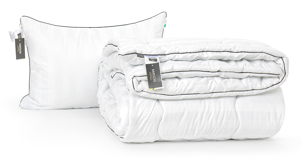 

Набор с эвкалиптовым волокном MirSon Зима Royal Pearl Hand Made №2735 Одеяло 155х215 + подушка 50х70 упругая