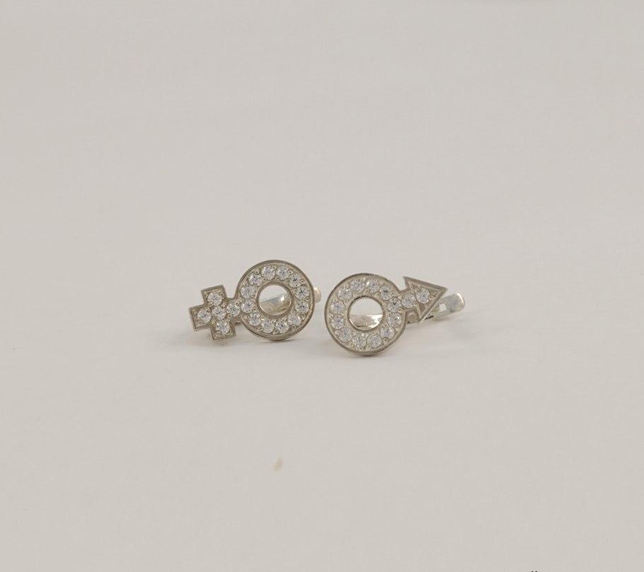 

Серьги М+Ж Maxi Silver 2650