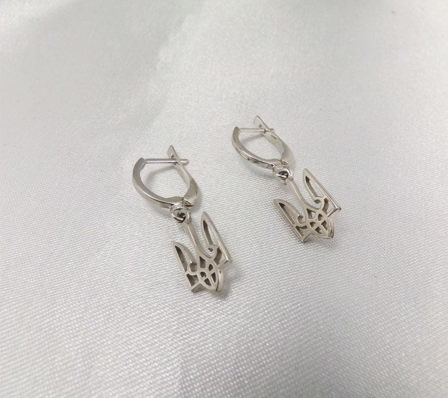 

Сережки трезуб Maxi Silver 5897