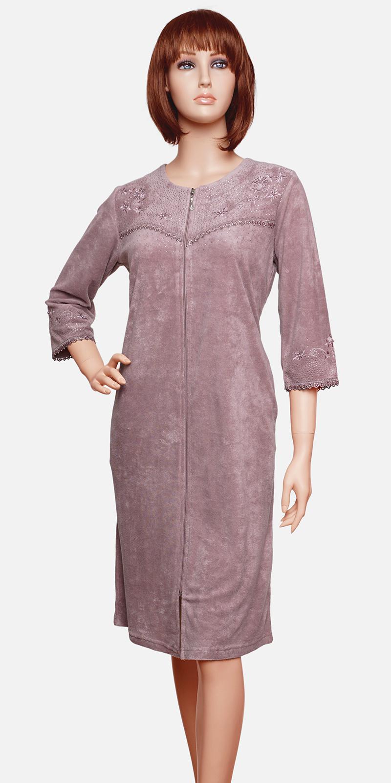 

Халат Romeo Life RL3570  Фрезовий, Халат Romeo Life RL3570 4XL Фрезовий
