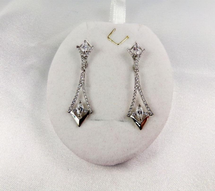 

Серьги длинные Maxi Silver 4124