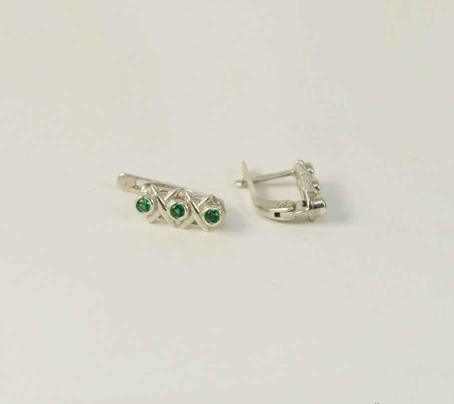 

Серьги крестики нолики Maxi Silver 3820
