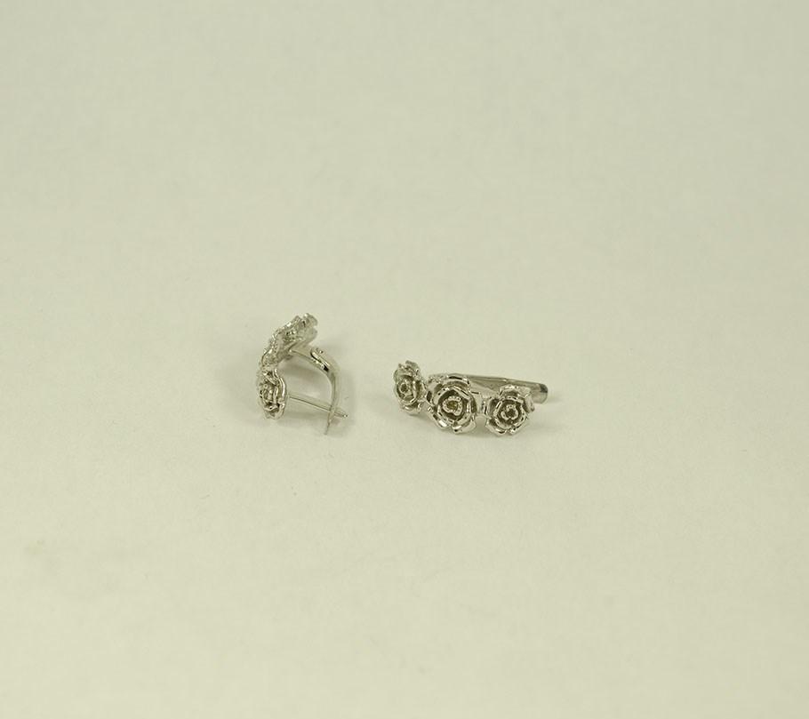 

Сережки роза Maxi Silver 8509