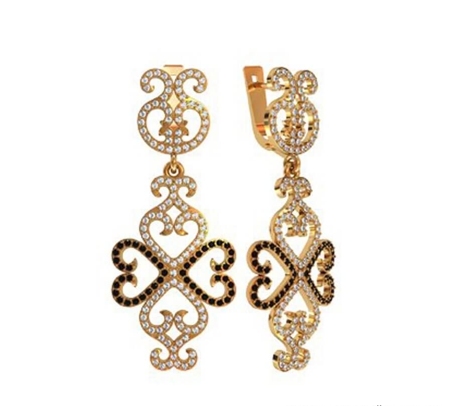 

Сережки женские Maxi Silver 7716
