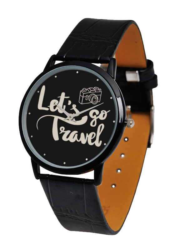 

Часы унисекс Lets go travel, Путешествия, Туризм (Slim 126 black)