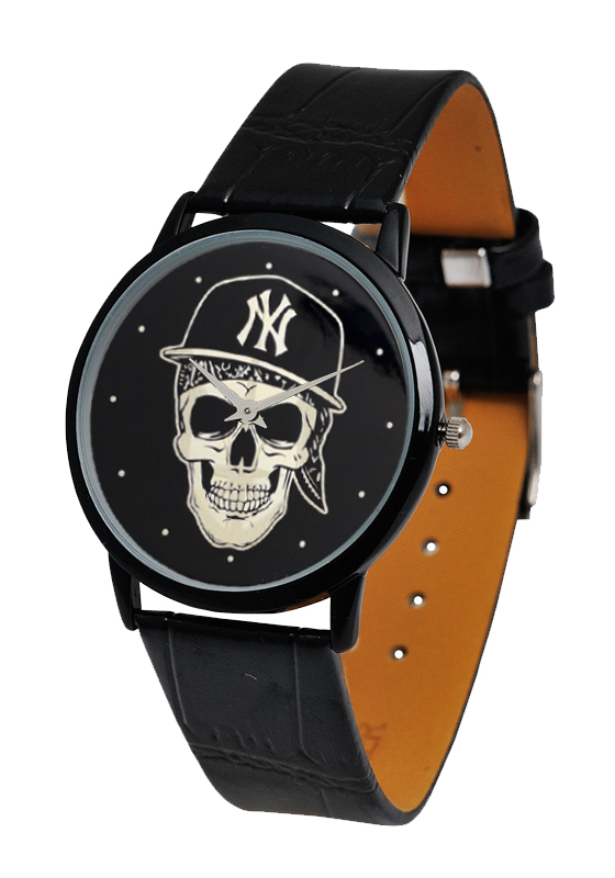 

Часы унисекс Череп (Slim 126 black)