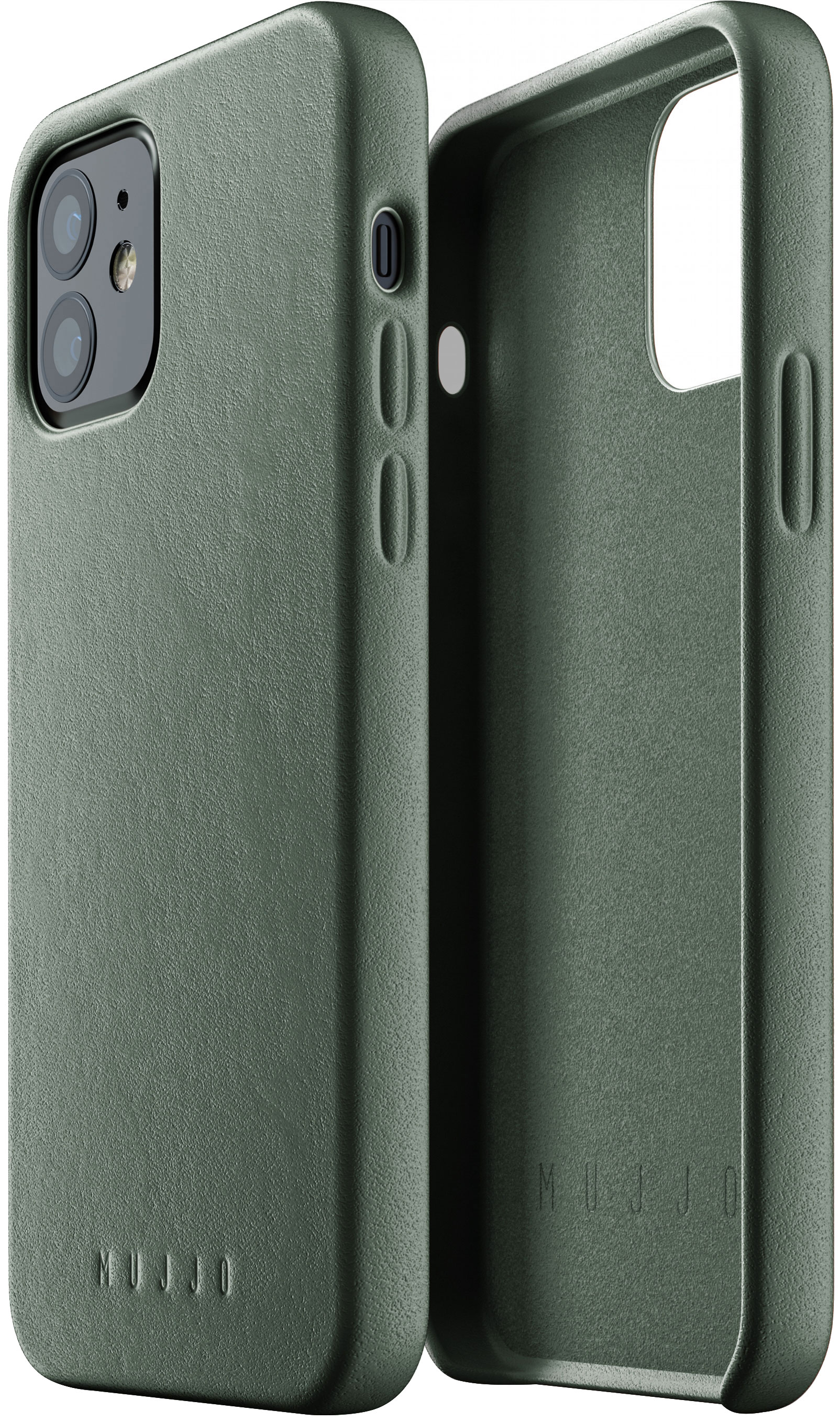 

Панель Mujjo Full Leather для Apple iPhone 12/12 Pro Slate Green (MUJJO-CL-007-SG)