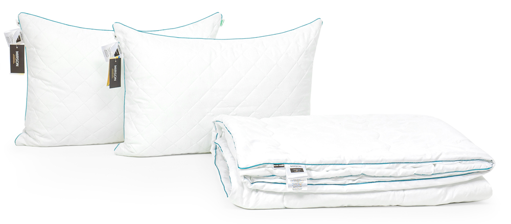 

Набор с эвкалиптовым волокном MirSon Лето Eco Line Hand Made №2603 Одеяло 172х205 + 2 подушки 50х70 упругие