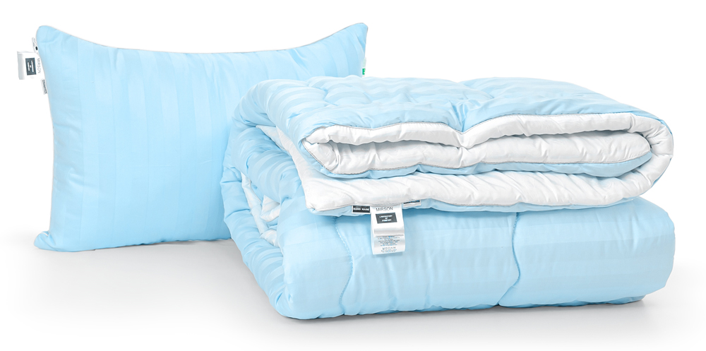 

Набор с эвкалиптовым волокном MirSon Зима Valentino Hand Made №2630 Одеяло 155х215 + подушка 50х70 упругая