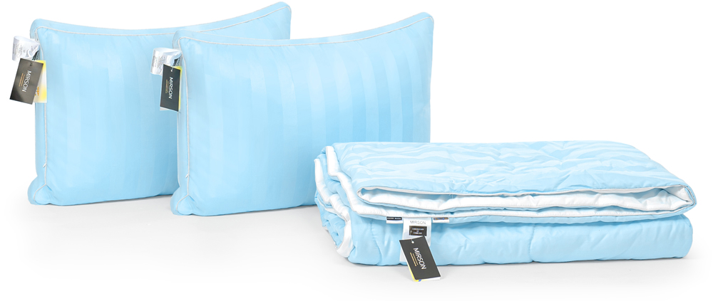 

Набор с эвкалиптовым волокном MirSon Лето Valentino Hand Made №2631 Одеяло 200х220 + 2 подушки 50х70 трехкамерные мягкие