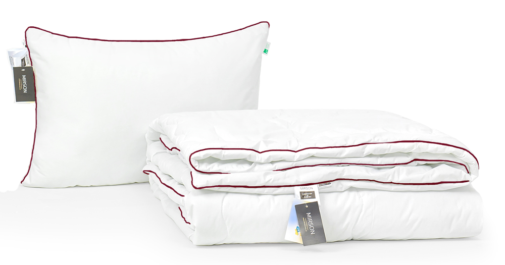 

Набор с эвкалиптовым волокном MirSon Деми Deluxe Hand Made №2672 Одеяло 155х215 + подушка 50х70 упругая