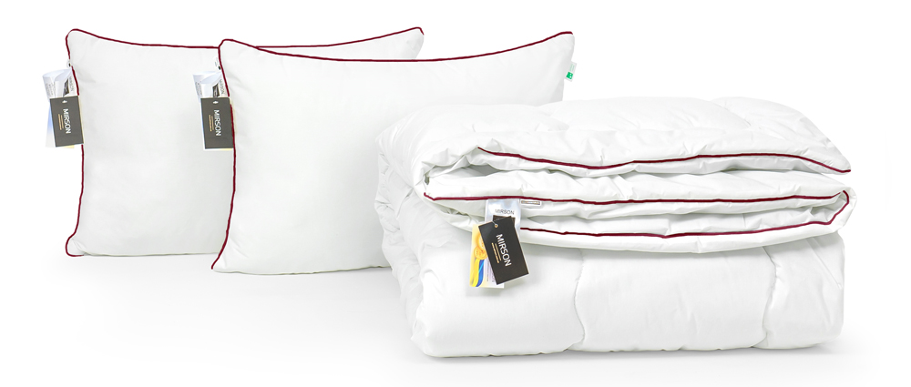 

Набор с эвкалиптовым волокном MirSon Зима Deluxe Hand Made №2675 Одеяло 200х220 + 2 подушки 50х70 упругие