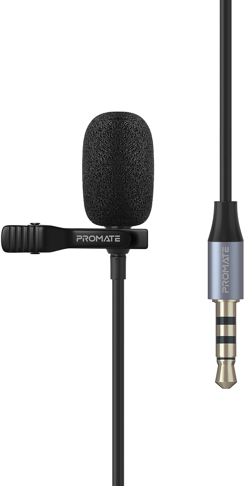 Розпаковка Promate ClipMic-AUX 3.5 мм Black