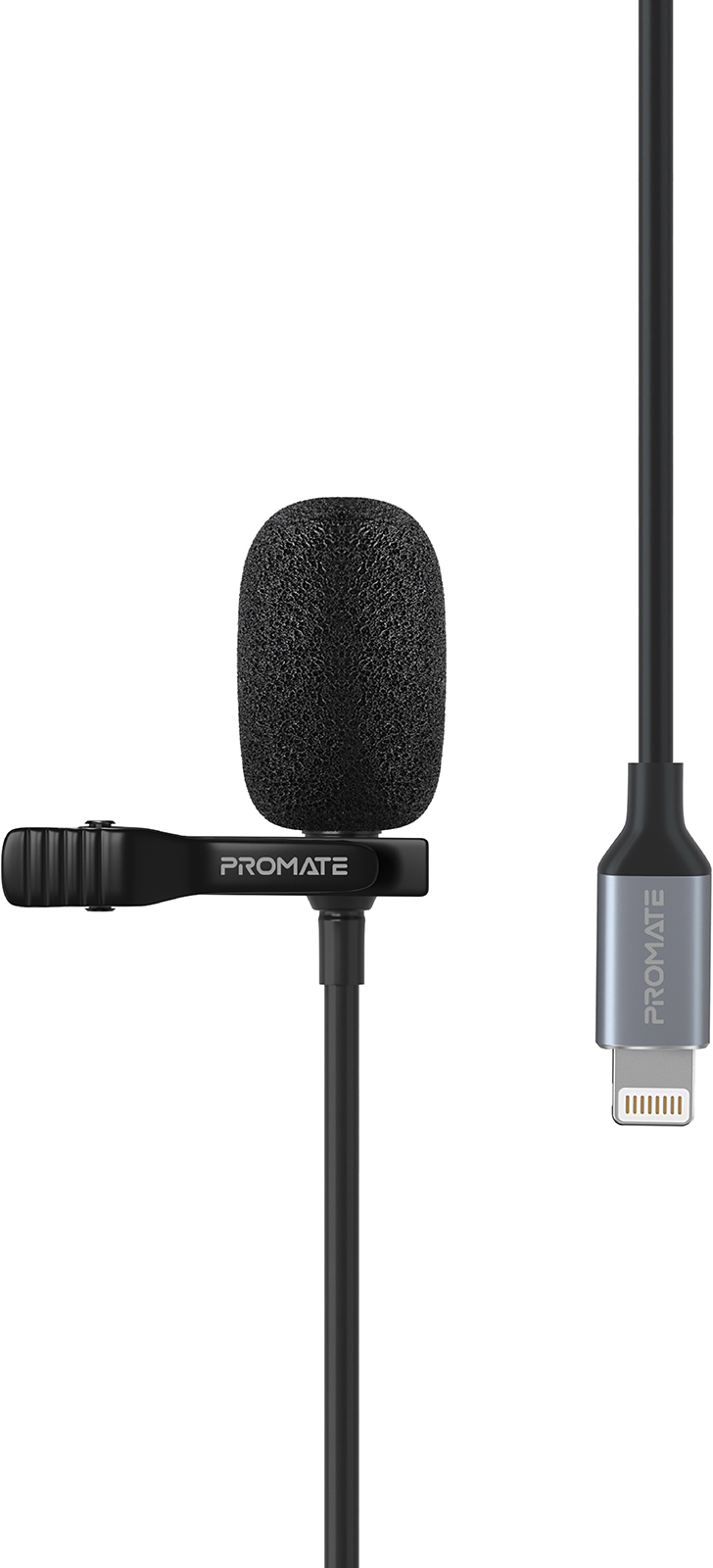 

Микрофон Promate ClipMic-i Lightning Black (clipmic-i.black)